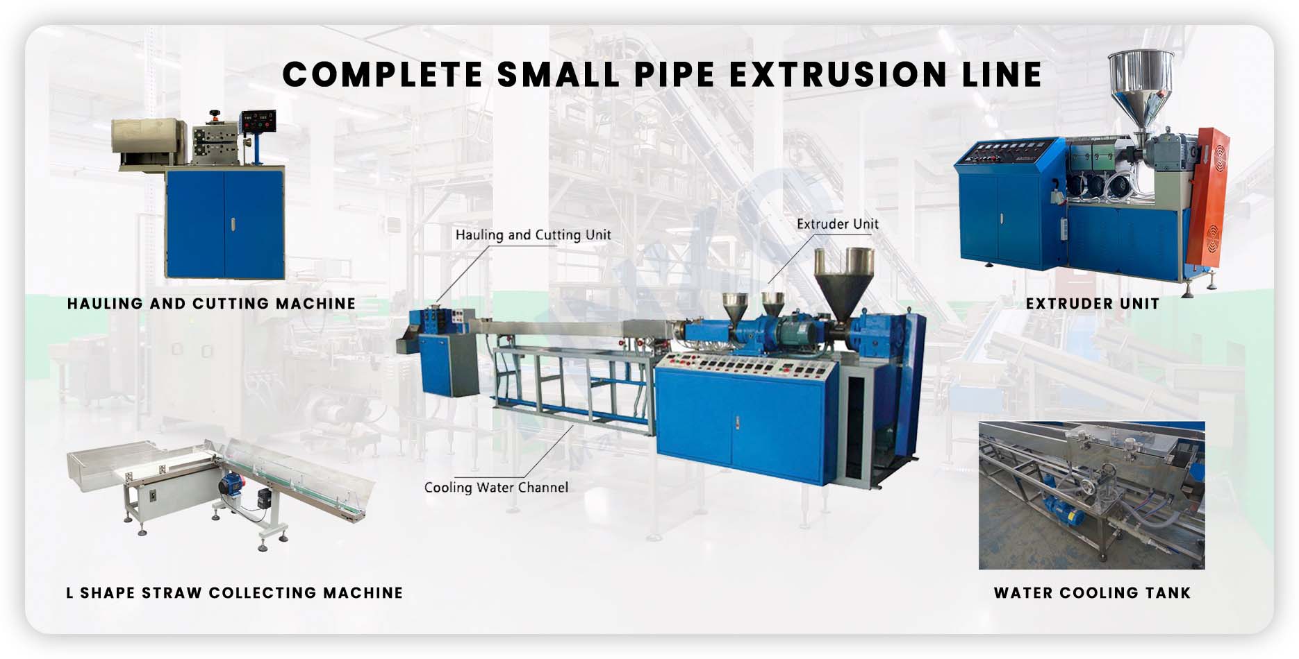 plastic pipe making machine