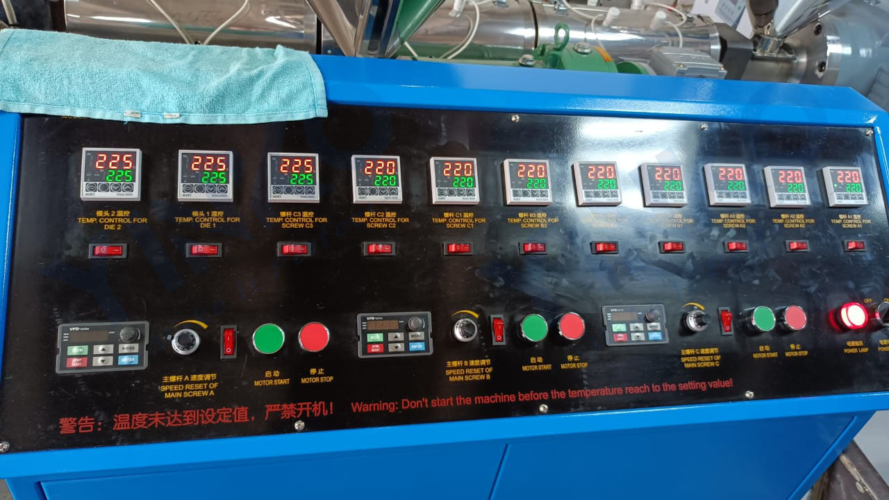 straw making machine control panel